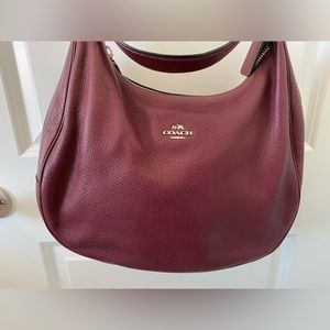 Coach Harley Hobo and matching slim wallet in Burgundy